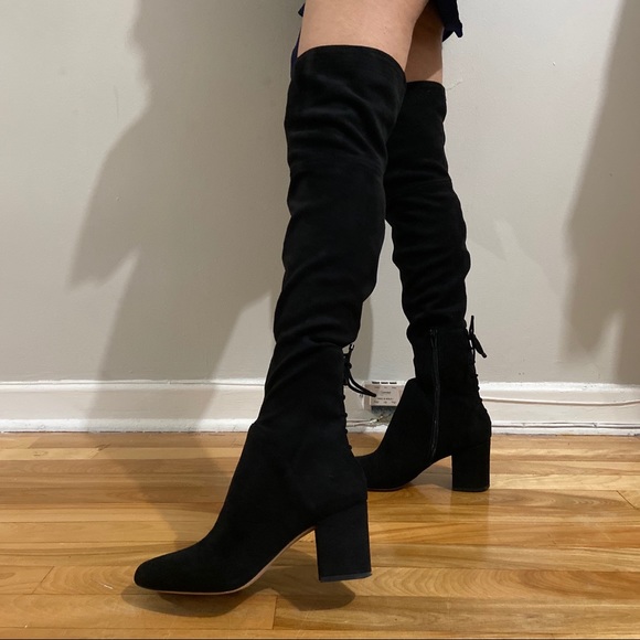 ALDO over the knee velvet boots size 7 - Picture 4 of 7